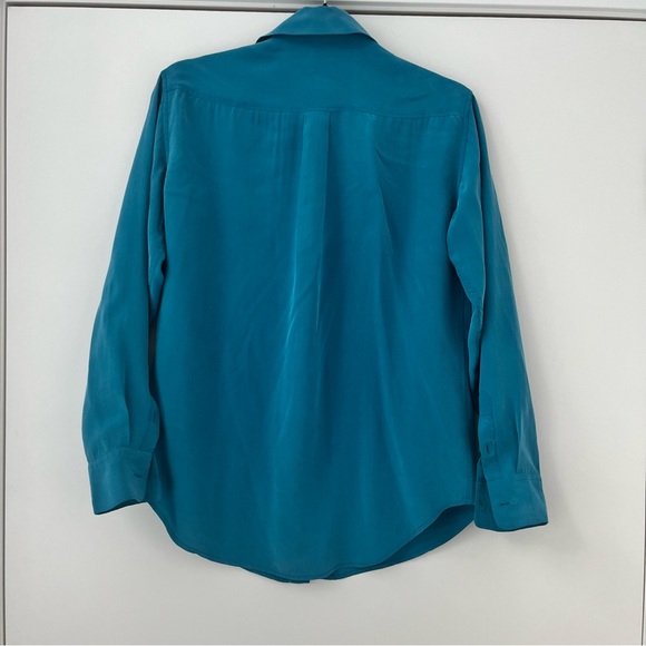 Equipment silk blouse button up shirt with pockets XS - Picture 9 of 9